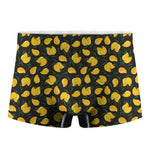 Yellow Mango Fruit Pattern Print Men's Boxer Briefs