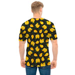 Yellow Mango Fruit Pattern Print Men's T-Shirt
