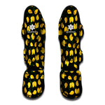Yellow Mango Fruit Pattern Print Muay Thai Shin Guard