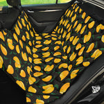 Yellow Mango Fruit Pattern Print Pet Car Back Seat Cover