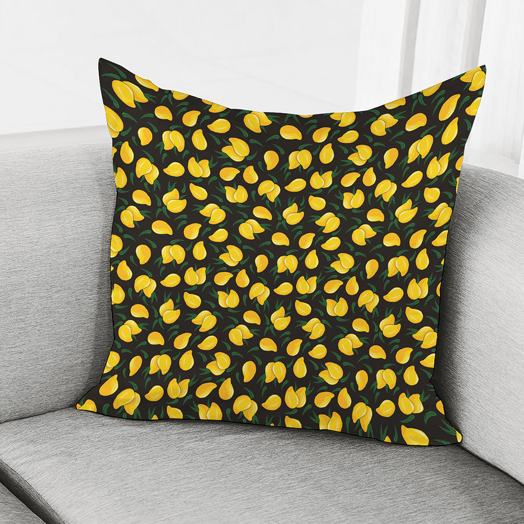 Yellow Mango Fruit Pattern Print Pillow Cover