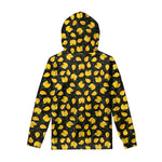 Yellow Mango Fruit Pattern Print Pullover Hoodie