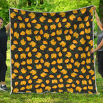 Yellow Mango Fruit Pattern Print Quilt