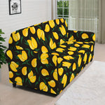 Yellow Mango Fruit Pattern Print Sofa Cover