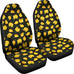 Yellow Mango Fruit Pattern Print Universal Fit Car Seat Covers