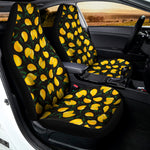 Yellow Mango Fruit Pattern Print Universal Fit Car Seat Covers