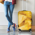 Yellow Pineapple Pieces Print Luggage Cover