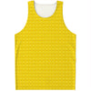 Yellow Plastic Building Blocks Print Men's Tank Top