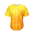 Yellow Polygonal Geometric Print Men's Baseball Jersey