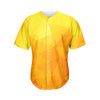 Yellow Polygonal Geometric Print Men's Baseball Jersey