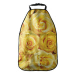 Yellow Rose Print Car Seat Organizers