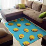 Yellow Rubber Ducks Print Area Rug