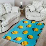 Yellow Rubber Ducks Print Area Rug