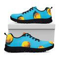 Yellow Rubber Ducks Print Black Running Shoes