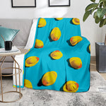 Yellow Rubber Ducks Print Blanket