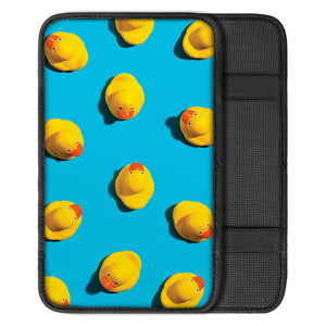 Yellow Rubber Ducks Print Car Center Console Cover