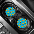 Yellow Rubber Ducks Print Car Coasters