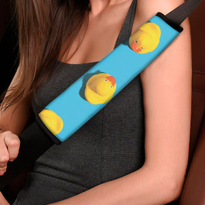 Yellow Rubber Ducks Print Car Seat Belt Covers