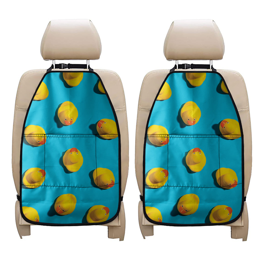 Yellow Rubber Ducks Print Car Seat Organizers