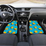 Yellow Rubber Ducks Print Front and Back Car Floor Mats