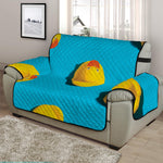 Yellow Rubber Ducks Print Half Sofa Protector