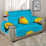 Yellow Rubber Ducks Print Half Sofa Protector