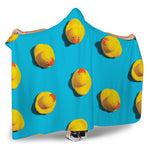 Yellow Rubber Ducks Print Hooded Blanket