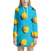 Yellow Rubber Ducks Print Hoodie Dress