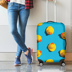 Yellow Rubber Ducks Print Luggage Cover