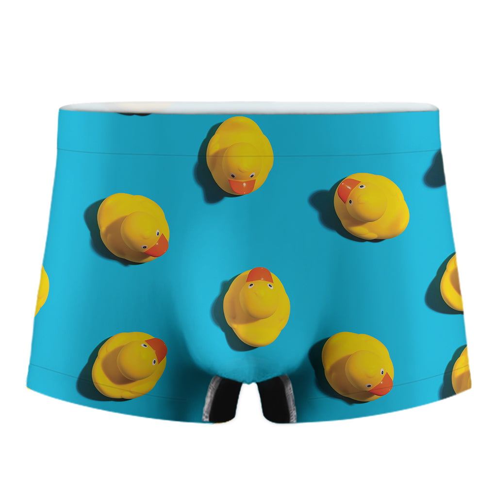 Yellow Rubber Ducks Print Men's Boxer Briefs