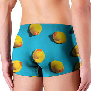 Yellow Rubber Ducks Print Men's Boxer Briefs