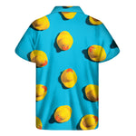 Yellow Rubber Ducks Print Men's Short Sleeve Shirt