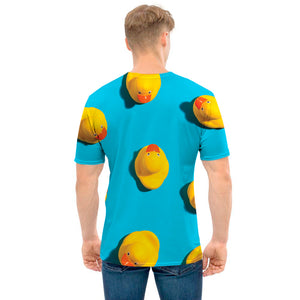 Yellow Rubber Ducks Print Men's T-Shirt