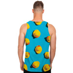 Yellow Rubber Ducks Print Men's Tank Top