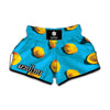 Yellow Rubber Ducks Print Muay Thai Boxing Shorts