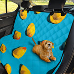 Yellow Rubber Ducks Print Pet Car Back Seat Cover