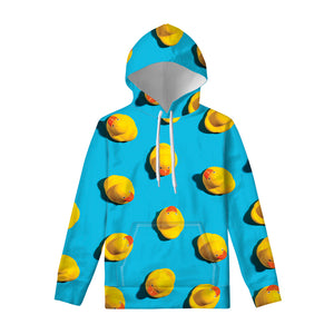 Yellow Rubber Ducks Print Pullover Hoodie