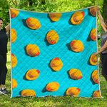 Yellow Rubber Ducks Print Quilt