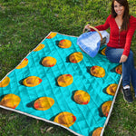 Yellow Rubber Ducks Print Quilt