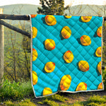 Yellow Rubber Ducks Print Quilt