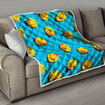 Yellow Rubber Ducks Print Quilt