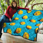 Yellow Rubber Ducks Print Quilt