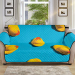 Yellow Rubber Ducks Print Sofa Protector