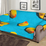 Yellow Rubber Ducks Print Sofa Protector