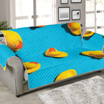 Yellow Rubber Ducks Print Sofa Protector