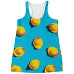 Yellow Rubber Ducks Print Women's Racerback Tank Top
