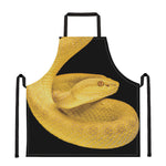 Yellow Snake Print Apron