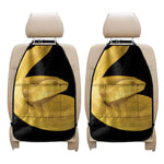Yellow Snake Print Car Seat Organizers