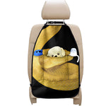 Yellow Snake Print Car Seat Organizers