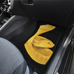 Yellow Snake Print Front Car Floor Mats